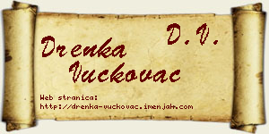 Drenka Vučkovac vizit kartica